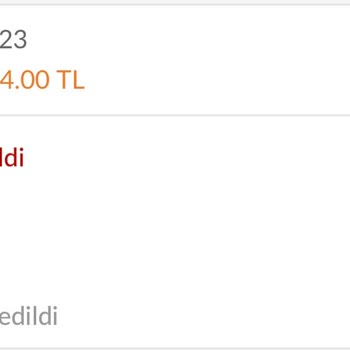 Trendyol Habersizce Ürün İptali