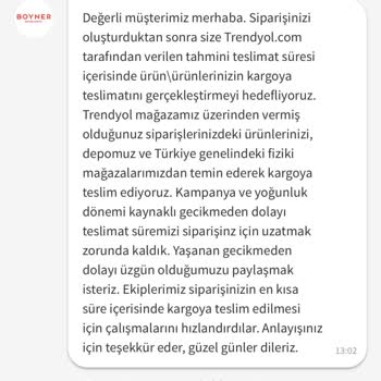 Trendyol Habersizce Ürün İptali