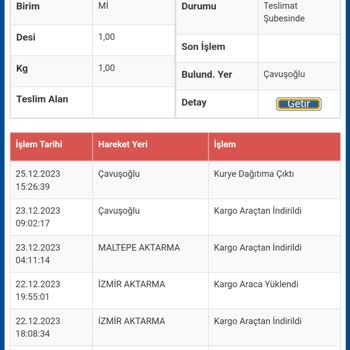 Sürat Kargo Sürat Mi :) Yavaş Getirin Kaza Yaparsınız.