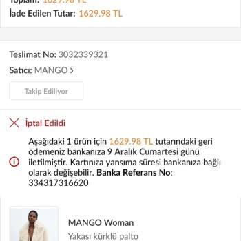 Mango Stokta Yok Gerekçesiyle İptal Edip Tekrar Yüksek Fiyata Satıyor