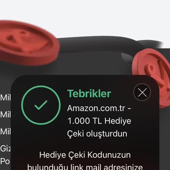 Amazon.com.tr Garanti Bankası Miles&Smiles Hediye Çekini Hala Vermedi!