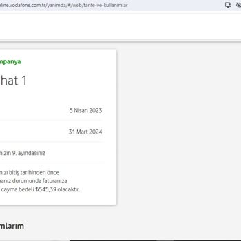 Vodafone 85 TL'ye 1 GB İnternet