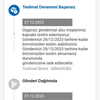 MNG Kargo Sipariş Teslim Etmiyor