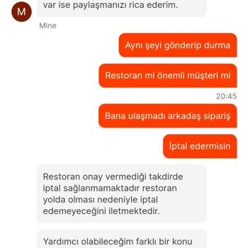 Migros Yemekte Kötü Hizmet
