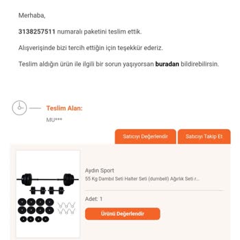 Aras Kargo Siparişimi Yanlış Kişiye Teslim Etmiş