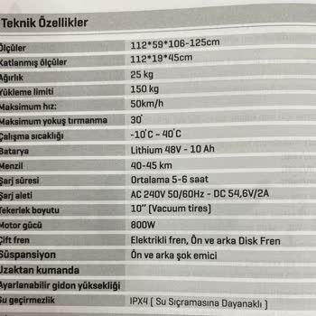 Onvo Scooter Ov-012 Su Alıyor Kendini Aniden Kapatıyor