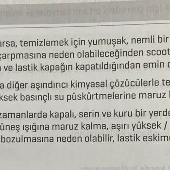 Onvo Scooter Ov-012 Su Alıyor Kendini Aniden Kapatıyor