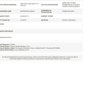 Telegram Fx Şirket Vakası