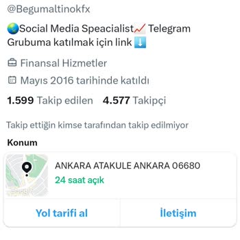 Telegram Fx Şirket Vakası
