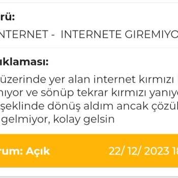 Kablo Net 150 Saattir İnternet Yok