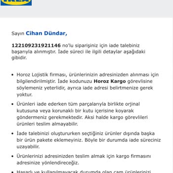 IKEA Ürün Teslimatta Sınıfta Kaldı Ucuz Hizmet