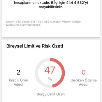 Findeks Kredi Notu Hesaplamıyor
