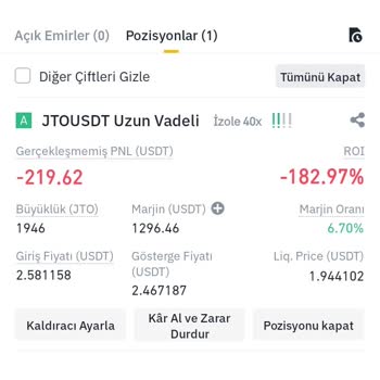Binance Jto Coin Değer Kaybı Ve Mağduriyet