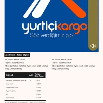 Yurtiçi Kargo En Sevdiğim Kargo Firmasi