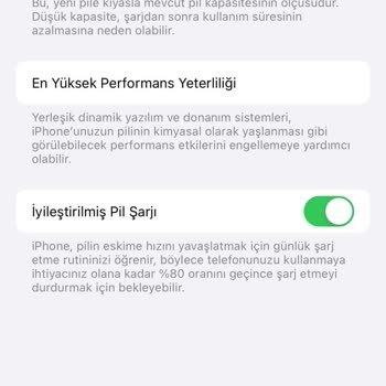 Getmobil Pil Sağlığı Düşük Geldi