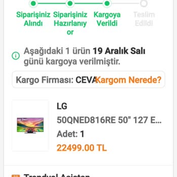 Ceva Kargolar Zamanı Da Teslim Edilmiyor.