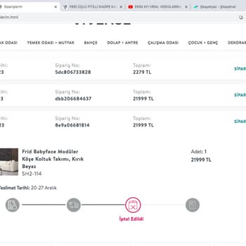 Vivense Değişim Ve İadenin Yapılmaması