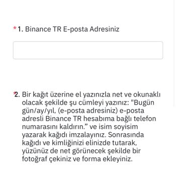 Binance TR Sim Değişikliği Giriş Sorunu