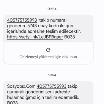 Scotty Ürünüm Adreste Olmama Rağmen Teslim Edilmedi!