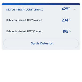 11899 Dijital Servis Ücreti