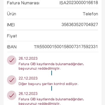 Vergisiz Telefon İndirimi GİB Kayıtları Hatası