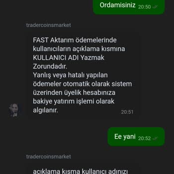 Tradercoinsmarket Çekim İşlemi Sorunları Ve Talep Edilen Ek Ödemeler