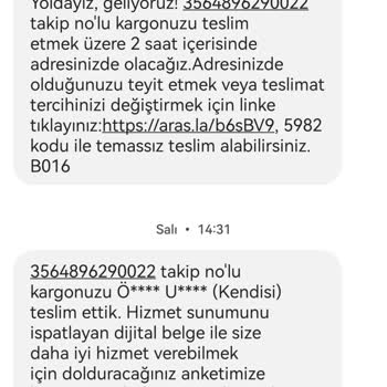 Aras Kargo Dağıtıcının Sorumsuzluğu