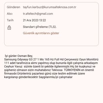 Teknosa Kurumsal Satış Şebekesi