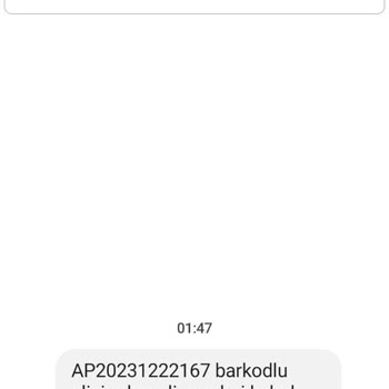 PTT Kargo Bilgim Dışında Yapılan Yüksek Tutarlı Alışveriş Şikayeti