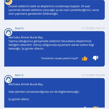 TurkNet Geri Ödeme Yapmıyor