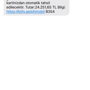 Hrahımemtal (SMS) PTT Kargo PTT Adı Altında Fahiş Mesaj