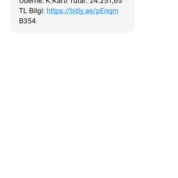 PTT Kargo SMS Gelen Bildiri