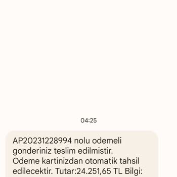 PTT Kargo Kargo Firmasından Gelen Şüpheli Mesaj