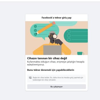 Facebook Telefon Sıfırlandıktan Sonra Facebook Giriş Sorunu