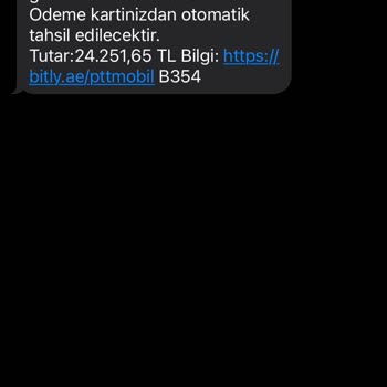PTT Kargo PTT Sahte Kargo Ve Ödeme Mesajı