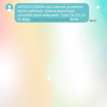 HRAHIMEMTAL (SMS) Telefona Sahte Mesaj Gelmesi