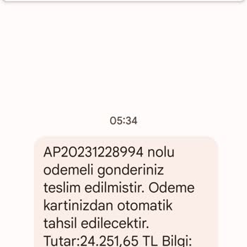 PTT Kargo Otomatik Tahsilat Mağduriyeti Ve Acil Çözüm Talebi