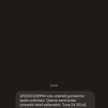 PTT Kargo Sahte Mesaj Bildirimi