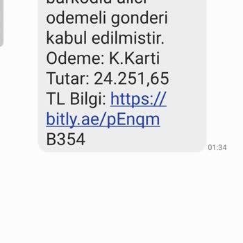 Hrahımemtal (SMS) Tarafından Gönderilen Mesaj