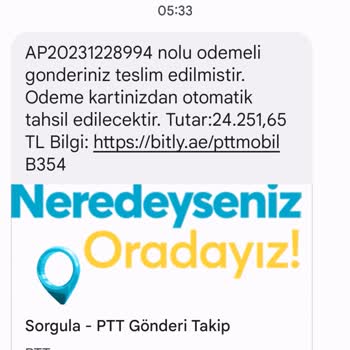 PTT Kargo Otomatik Tahsilat Mağduriyeti!