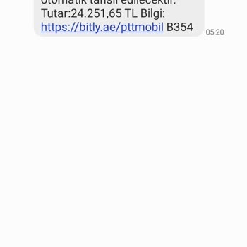Hrahımemtal (SMS) Sahte Mesaj