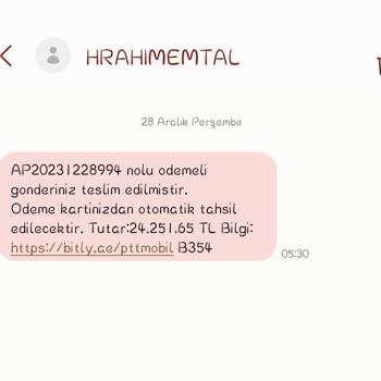 PTT Kargo Bu Kargo Benim Bilgi Dışımdadır
