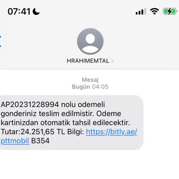 PTT Kargo - AP20231228994 Şikayeti