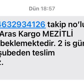 Aras Kargo Aramadan Kargoyu Şubeye Götürdü