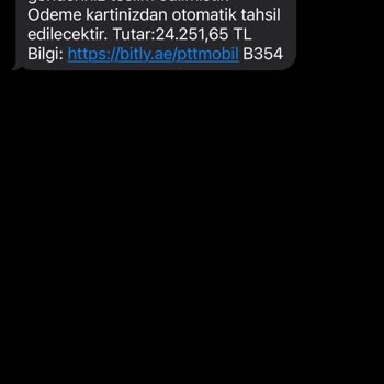 PTT Kargo Ödemem Gerekmeyen Tutar Tahsil Edildi!