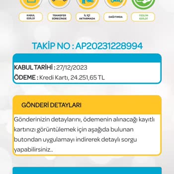 PTT Kargom Sahte Link - Virüslü Uygulama