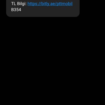 PTT Kargo PTT Mobil Gelen Kargo Mesajı
