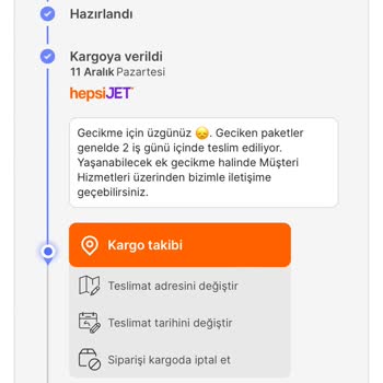 15 Gündür Kargom Hepsijet Firmasında