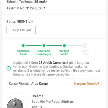 Trendyol Paramı İade Etmiyor Aras Kargo Siparişimi Kaybetti
