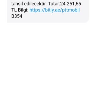 PTT Kargodan Gelen SMS Mağduriyeti